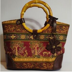 Relic Vintage Bamboo/Crossbody Bag EUC